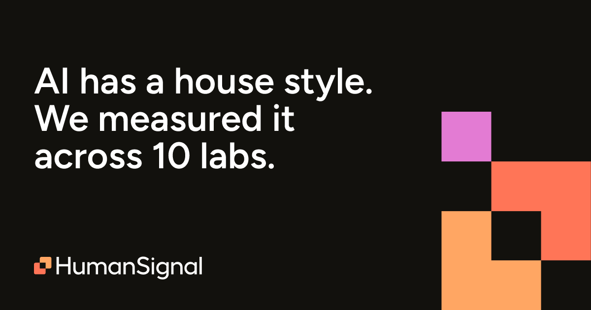 AI has a house style. We measured it across 10 labs.